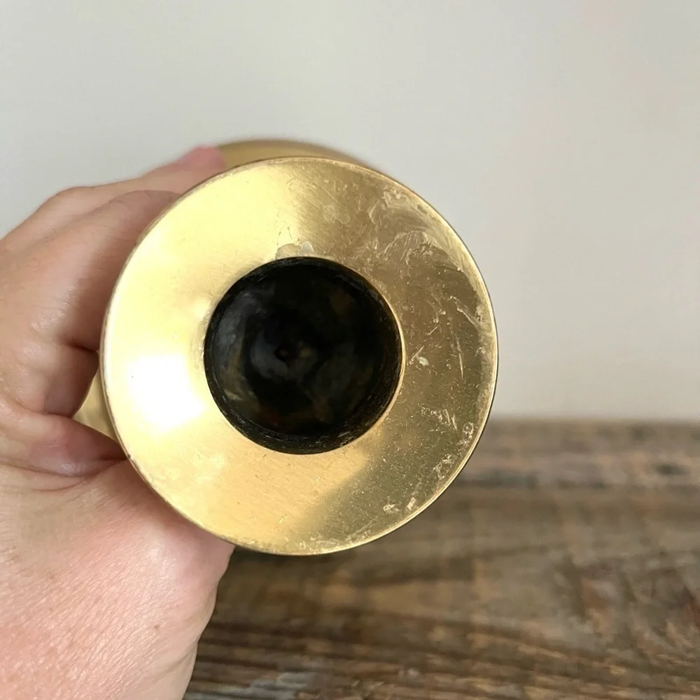 Brass candlestick